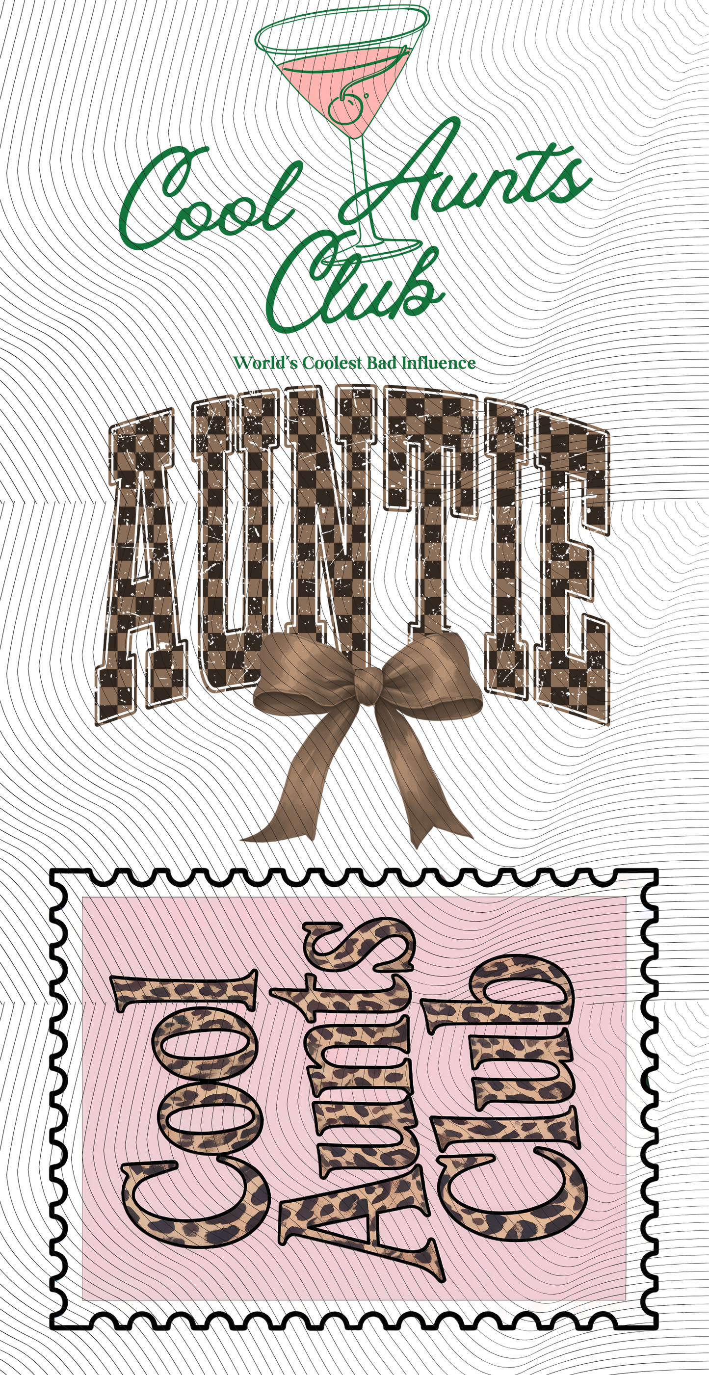 Cool Aunt Mini Gang Sheet