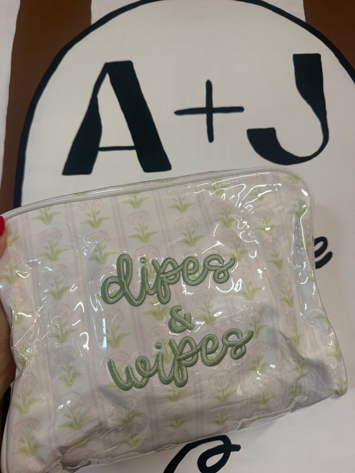 Floral Cosmetic Bag