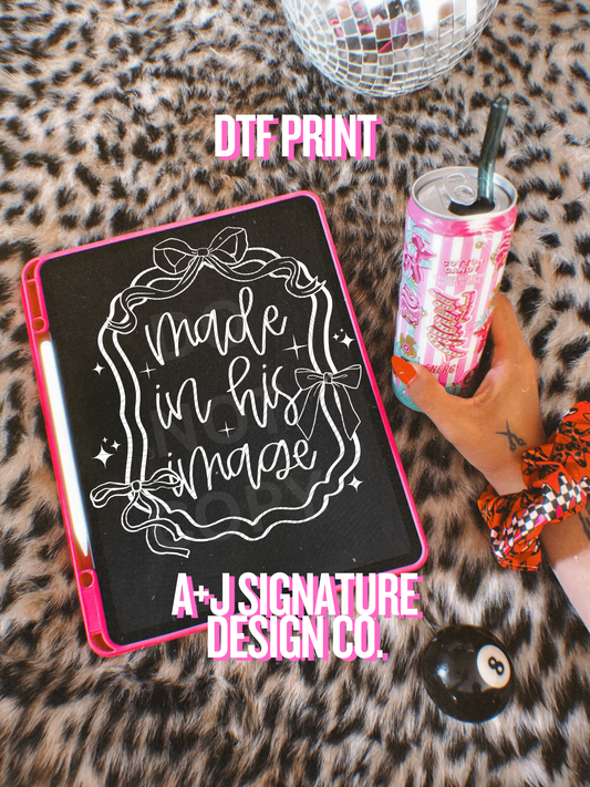 Made in His Image DTF Transfer