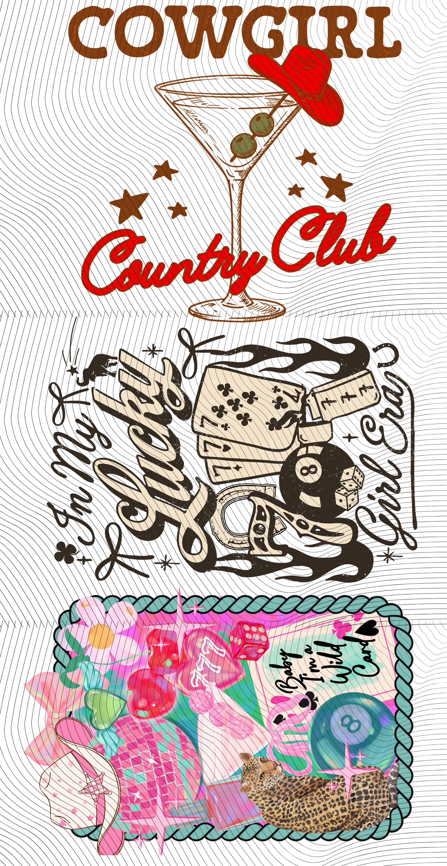 Western Trend Mini Gang Sheet