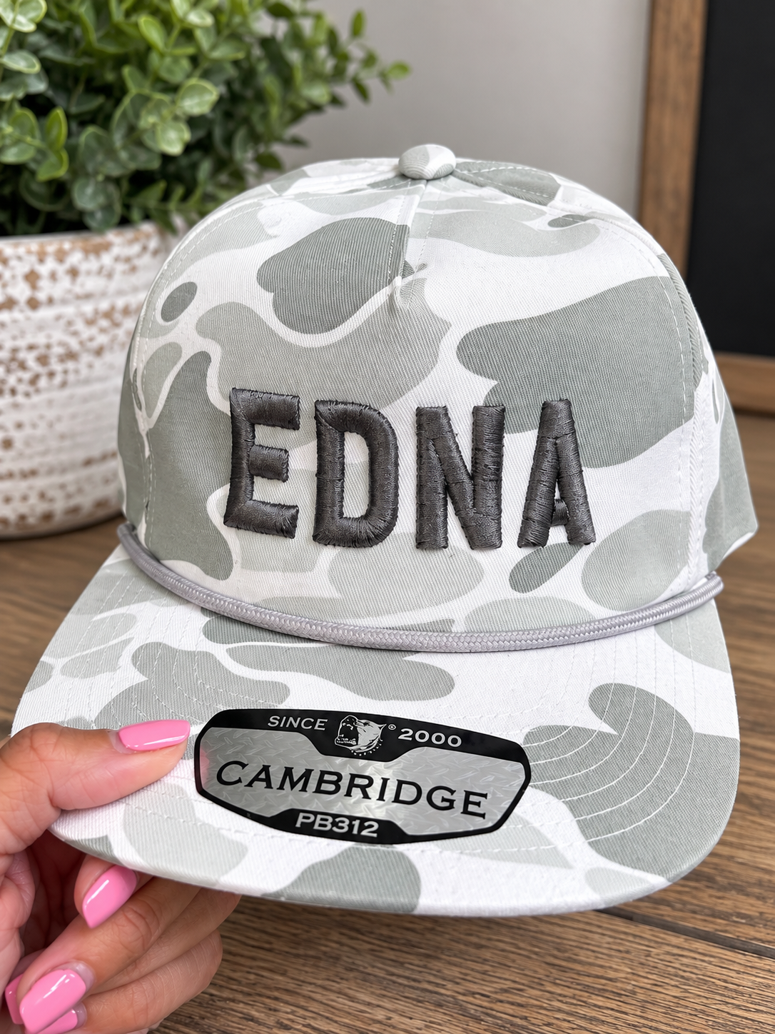 Camo Edna Hat