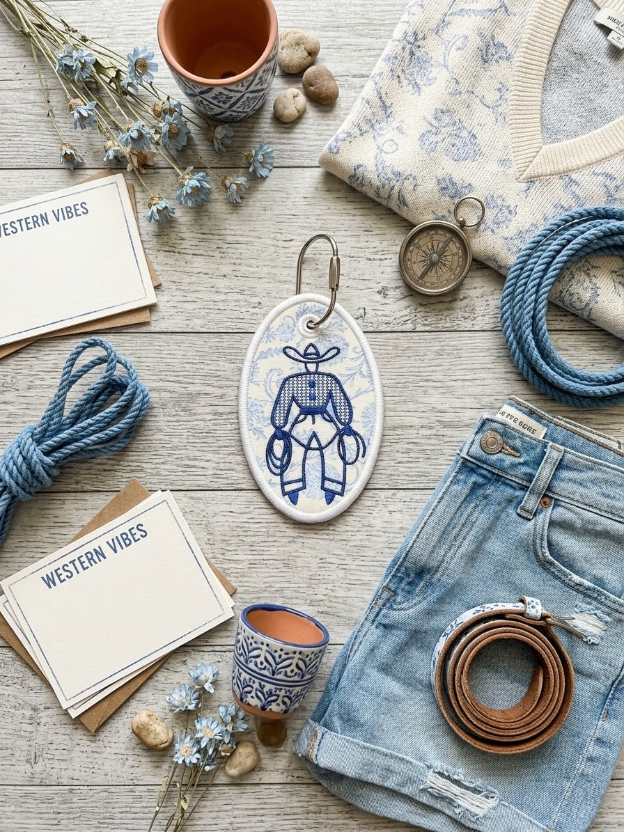 Cowboy Bag Tag